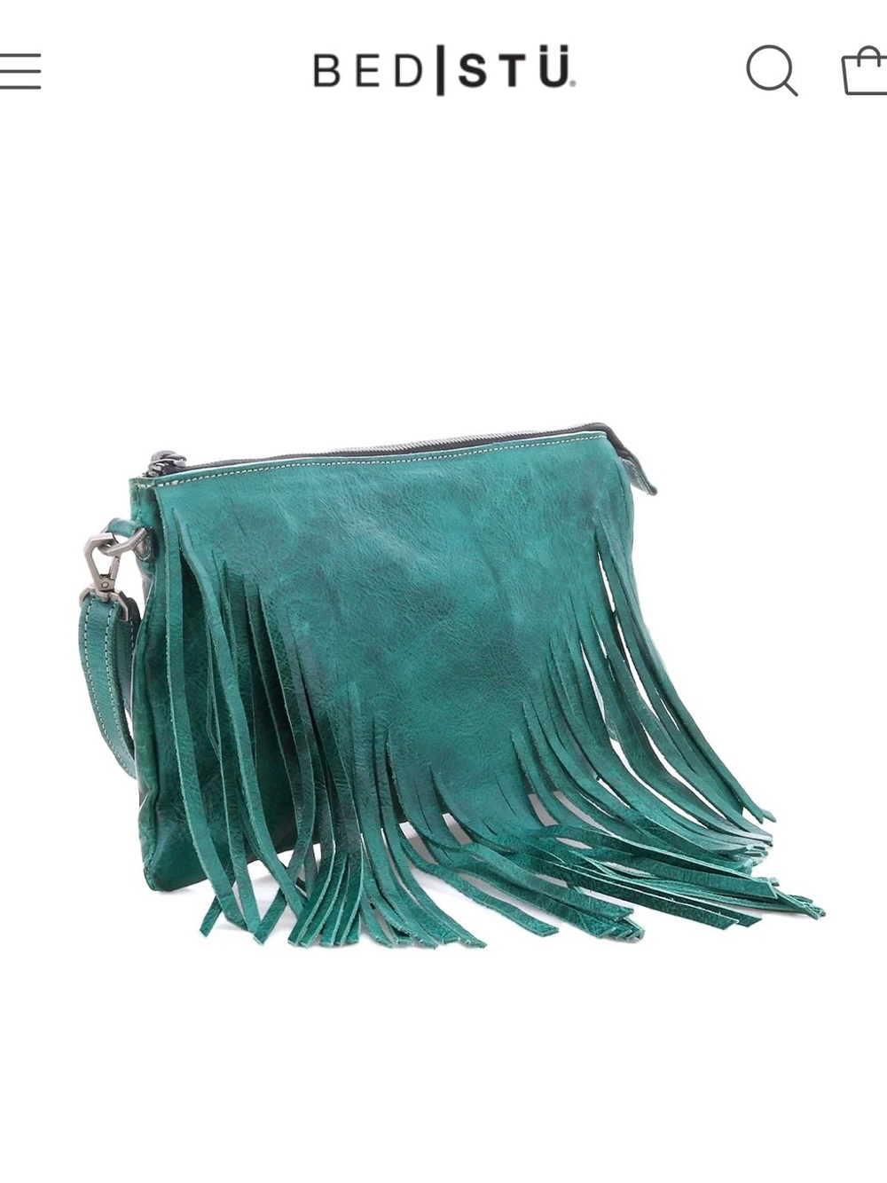 Bed Stu beautiful turquoise leather bag. Never used. Brand new